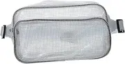 Homoyoyo Transparent Sports Waist Bag Clear Fanny Pack with Belt for Outdoor Activities Practical Storage Pouch for Items Present for Sports Enthusiasts