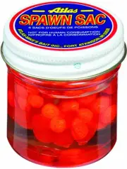 Atlas-Mike's 62003 Floating Spawn Sacs, 6 Sacs per Jar, Orange