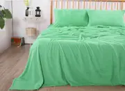 Teddy Fleece Sheet Set - Aqua