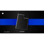 Utah Thin Blue Line Novelty Metal Key Chain KC-8926