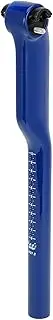 X AUTOHAUX Universal Bike Seat Posts Bike Saddle Post Seat Tube 27.2x350mm 5° Height Adjustable Carbon Fiber Blue 1 Pc