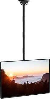 [WALI] Long Arm TV Ceiling Mount, Fits Most LED, LCD, OLED and Plasma Flat Screen Display 26 to 65 Inch, up to 110 Lbs, Height Extension up to 58 Inch, VESA up to 400x400mm (CM2665XL), Black
