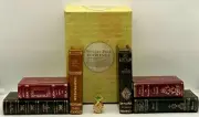 ANTIQUE Vintage LEATHER Bookends Lke Stacks of Old Books Gold Accents SECRET BOX