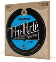 EJ51 Pro-Arte Classical Guitar Strings Polished Basses Hard Tension D'Addario