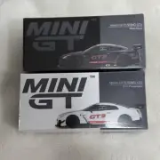 Mini GT 1/64 Nissan GTR Nismo GT3 Matte Black Shizuoka Exclusive 2Pack