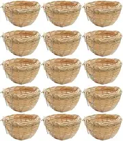kowaku Handwoven Nesting House for Parrots, Canaries, Cockatiels and Other Birds, 10x6cm