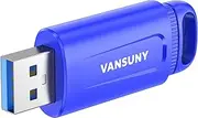 Vansuny 128GB Flash Drive,Ultra Fast USB 3.1 Thume Drive,Up to 150MB/s Slide Retractable Memory Stick with Lanyard Hole for PC/Laptop/Computer Storage & Backup Files Picture Video,Blue