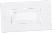 QUMIIRITY Cable Pass Through Wall Plate Cover Easy Install Panel for Tidy Cords Material Compact Design for Use