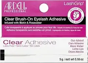 ARDELL LashGrip Clear - Biotin & Rosewater - Brush-On Eyelash Adhesive Eyelash Glue - 5 g / 0.18 oz