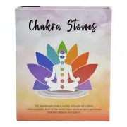 CHAKRA GEMSTONE STONES KIT - GIFTED BOXED - 7 GEMSTONES & SELENTINE TOWER