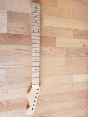 22 Fret Electric Guitar Neck 25.5 inch Canada Maple Fretboard Dot Inlay for ST