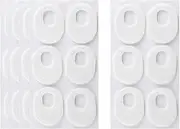 WEIMEI - 30pcs Corn Cushion Pads Toe Protectors Corn Callus Removal Toe Protectors for Feet Heel - Oval (Size : Oval)