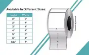 Thermal Transfer Shipping Printer Labels For Eltron Zebra 2844 3" Core Rolls
