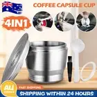 Stainless Steel Refillable Coffee Capsules Cup Reusable Coffee Pod for Nespresso