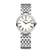 在飛比找Yahoo奇摩購物中心優惠-TITONI瑞士梅花錶 纖薄系列 石英女錶 (TQ 4271