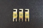 3 PK 100 AMP MINI ANL FUSES NICKEL PLATED INLINE AFC AFS BLADE AUTO CAR MANL100