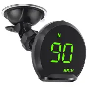 GPS HUD Car Digital Speedometer Head Up Display MPH KMH Alarm Meter Plug Play (for: Audi)