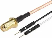 ROBAUN 1pc SMA/SMB RF Male Female to Dupont Plug Jack Connector Test Cable Adapter RG316 20cm New(SMAK-DupontJ,20CM)