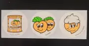 scratch and sniff stickers NEW Glossy CTP Peach scent