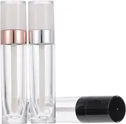 FOMIYES 9pcs Lip Gloss Tubes 5ml Empty Refillable Lip Gloss Containers Plastic Lip Balm Bottles with Wands Clear Lip Color Container for DIY Makeup