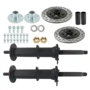 40" Rear Axle Kit 3 Stud Hub For 5'' Wheels For Go Kart ATV Golf Cart Mini Bike