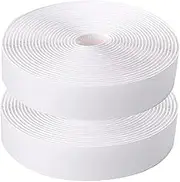 Veemoon White Hook and Loop Adhesive Tape Double Sided Sticky Fastener for Custom Durable for Electronics Home and Industrial Use
