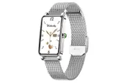 New Women Smart watch 1.45" 172*320HD pixels Color Screen Full touch Fitness Tracker Smartwatch Ladies smart bracelet - Silver