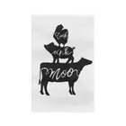 Cluck oink moo - Tea Towel