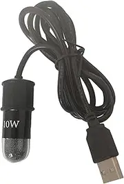 Baoblaze Small Submersible Aquarium Heater, Mini Fish Tank Heater 10W, External Temperature Controller, LED Display