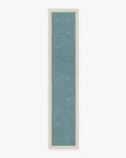 75' x 365' | Machine Washable Runner Rug | Kid & Pet Friendly | Indoor Rug | Luna Soft Teal Rug by goop | Ruggable