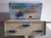 DB15 Manual Two Way A/B Rotary Dial Switch Data Switch (# 20910)