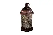 Moroccan Style Table Lamp Vintage Lantern for Living Room Garden Decorative