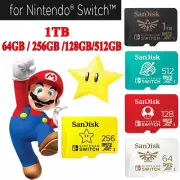 1TB XC C10 Micro Memory Card 64GB/256GB/128GB/512GB for Nintendo Switch Game