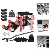 Upgrade Large】 Furniture Dolly,Furniture Movers with 5 Wheels,Carbon Steel Pa...