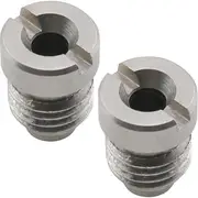 DGZZI 2PCS Foam Gun Nozzle 1.1 mm Stainless Steel Pressure Washer High Pressure Car Wash All Copper Spray Cartridge Universal Threaded Tip for Snow Foam Guns