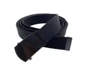 Canvas Belt - Military & Golf Duty Belt with Black Buckle, Up to 45" Waist Si...