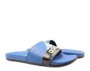 Adidas Adilette Comfort Slides Royal Blue/Cloud White/Core Black GV9713