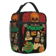c1012 Horror Halloween Film Thermal Insulated Lunch Bag Trick R Treat Sam Portable Lunch Tote for School Office Multifunction Food Box k1012