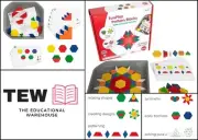 Edx Pattern Blocks 85p STEAM Teacher Resource Maths Symmetry Fractions Shapes