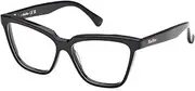 [MaxMara] MM5136 001 Shiny Black 53/13/140 Women's Frame, 001 Shiny Black, 53/13/140