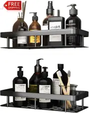 Bathroom Shelf, Wall Mounted Storage Shelves, Shower Caddy Shelf, Kitchen Spice