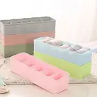 Storage Container Drawer Divider Box Five Grid Underwear Socks Organizer