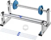 uxcell 15inch Stretch Wrap Dispenser, Table Stretch Film Dispenser Desktop Wrapping Packing Machine Pallet Wrapper Stainless Steel with 4pcs Film Slide Cutter for 35cm/13.8in Width Wrap