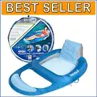 Foldable Pool Lounger with Integrated Cup Holder - Ultimate Relaxation Chair