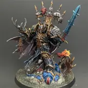 Chaos Space Marines Abaddon The Despoiler GW Warhammer 40K Miniatures Painted