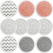 10 Pack Upgraded Replacement Steam Mop Pads for Shark S7001, S7201, S7000, S7000AMZ, S7001TGT Series, Steam & Scrub All-in-One Scrubbing Mop Pads(Color:as Shown)
