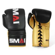 SMAI Boxing Glove Lace Up - 8oz - Black