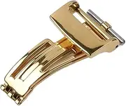 [KAVJU] 18mm Watch Accessories Butterfly Buckle For AP Royal Oak Series Leather Rubber Strap Clasp Stainless Steel Folding Buckle