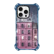 iPhone 16 Pro Bounce Case MagSafe Compatible Winter in Paris (Holiday Fashion Illustration Case)