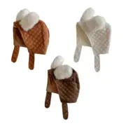 Baby Plush Ear Hooded Hat Soft & Comfortable Baby Hat Unisex Child Hat Cotton